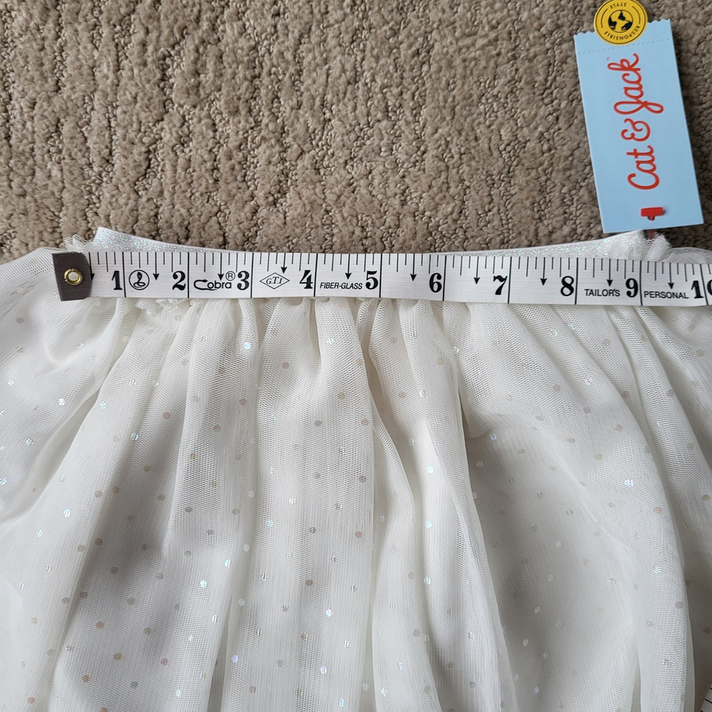 Toddler Girl’s Tulle Skirt – Cat & Jack – White – Size 3T – NWT - Picture 3 of 10